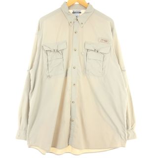 コロンビア(Columbia)の古着 00年代 コロンビア Columbia PFG ボタンダウン 長袖 フィッシングシャツ メンズXL /eaa431604(シャツ)