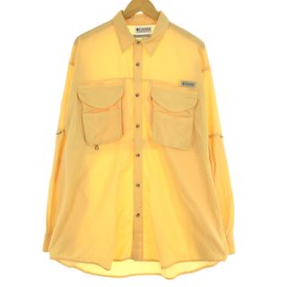 コロンビア(Columbia)の古着 00~90年代 コロンビア Columbia PFG 長袖 フィッシングシャツ メンズXL /eaa431610(シャツ)