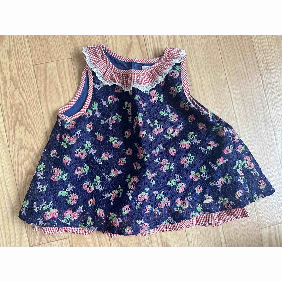 mezzo piano(メゾピアノ)のmezzo piano カットソー キッズ/ベビー/マタニティのキッズ服女の子用(90cm~)(Tシャツ/カットソー)の商品写真