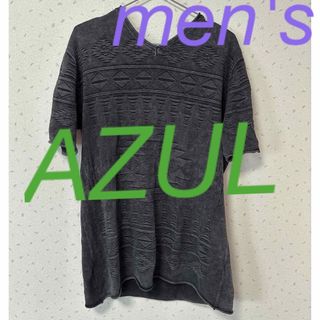 アズールバイマウジー(AZUL by moussy)の最終値下げです　アズールバイマウジー　メンズ　ネイティブ柄　半袖tシャツ(Tシャツ/カットソー(半袖/袖なし))