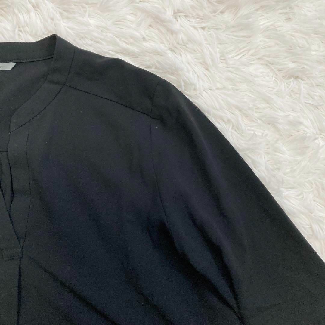 美品B ability ビーアビリティBOSCH ブラウス　黒ブラック　袖リボン レディースのトップス(シャツ/ブラウス(長袖/七分))の商品写真
