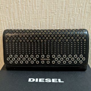 ディーゼル(DIESEL)のDIESEL ディーゼル　長財布　ウォレット　スタッズ　ラウンドジップ(財布)