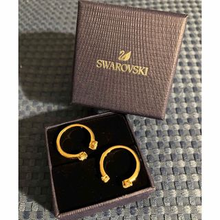 スワロフスキー(SWAROVSKI)のスワロフスキー💍2連リング(リング(指輪))