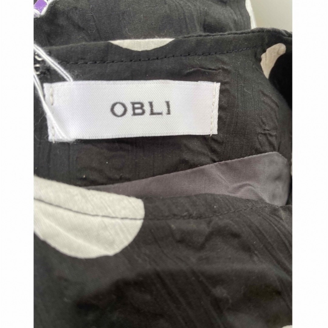 OBLI(オブリ)のOBLI ドットロングワンピースMS16 レディースのワンピース(ロングワンピース/マキシワンピース)の商品写真