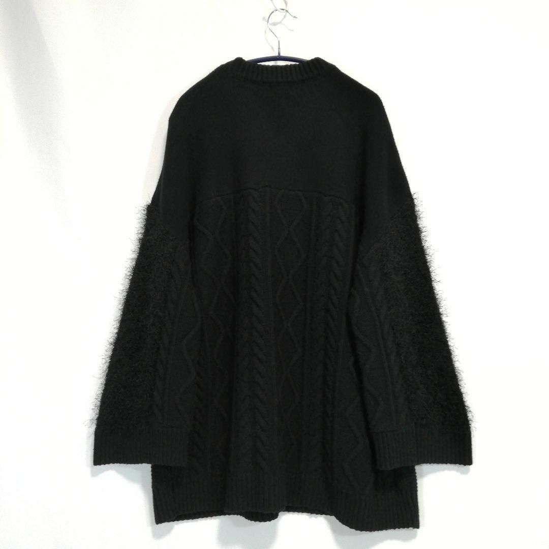 PAMEO POSE(パメオポーズ)のパメオポーズ Switching V-neck Sweater セーター ニット レディースのトップス(ニット/セーター)の商品写真