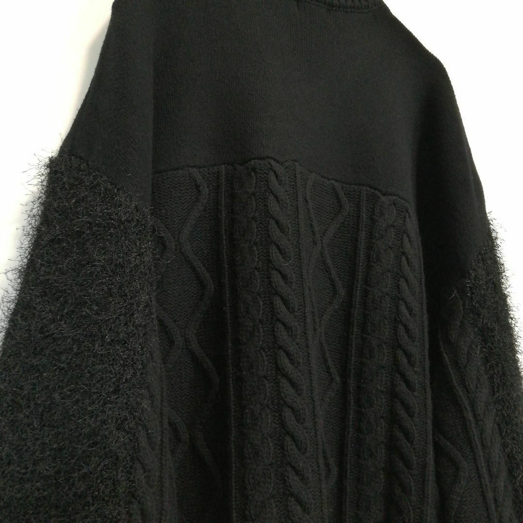 PAMEO POSE(パメオポーズ)のパメオポーズ Switching V-neck Sweater セーター ニット レディースのトップス(ニット/セーター)の商品写真