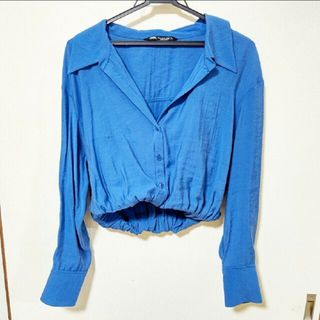 ザラ(ZARA)の新品☆ZARA(ザラ) レディース薄手長袖シャツ☆通勤通学/ブラウス/トップス(シャツ/ブラウス(長袖/七分))