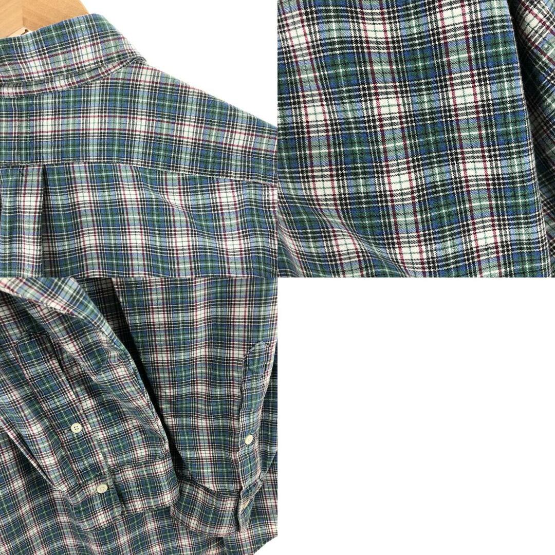Ralph Lauren(ラルフローレン)の古着 ラルフローレン Ralph Lauren 長袖 ボタンダウンチェックシャツ メンズXL /eaa435472 メンズのトップス(シャツ)の商品写真