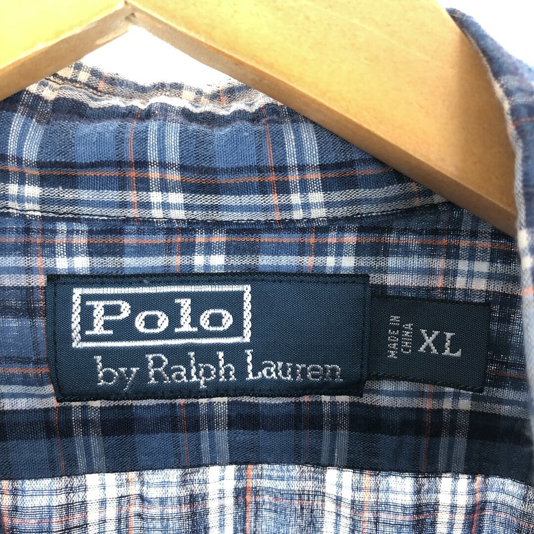 Ralph Lauren(ラルフローレン)の古着 ラルフローレン Ralph Lauren 長袖 チェックシャツ メンズXL /eaa435473 メンズのトップス(シャツ)の商品写真