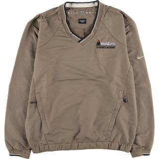 ナイキ(NIKE)の古着 ナイキ NIKE GOLF ゴルフ Vネック ウォームアッププルオーバー メンズXS /eaa435561(ナイロンジャケット)