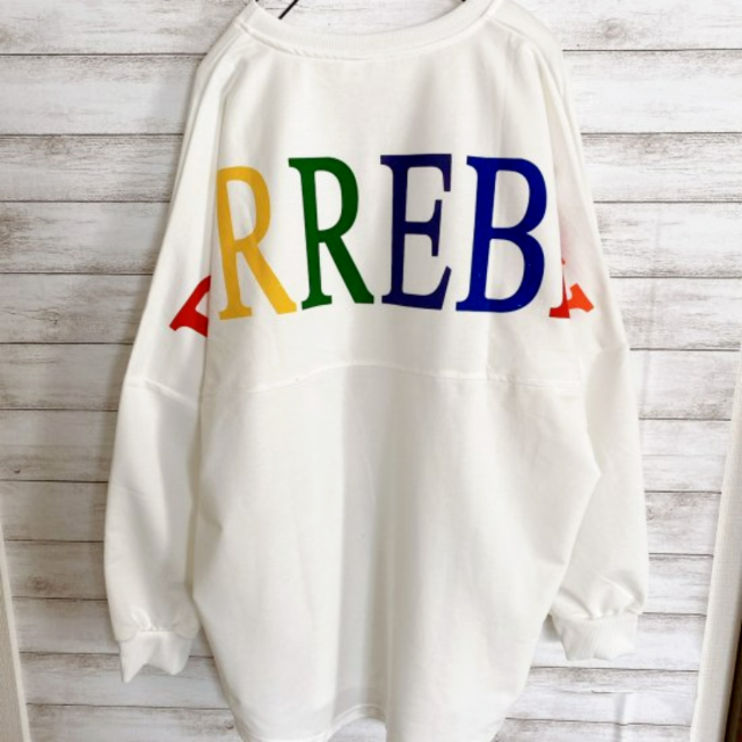 韓国 レディース BURREBBY トップス 秋冬 長袖 ホワイト レディースのトップス(Tシャツ(長袖/七分))の商品写真