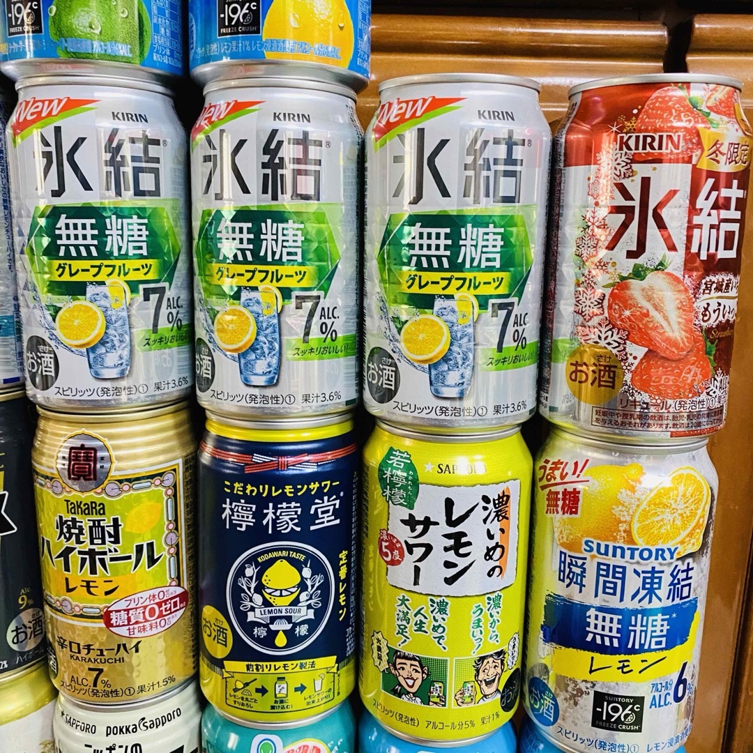 アルコール チューハイ ハイボール お酒 まとめ売り セット 詰め合わせ チョコ 食品/飲料/酒の酒(リキュール/果実酒)の商品写真