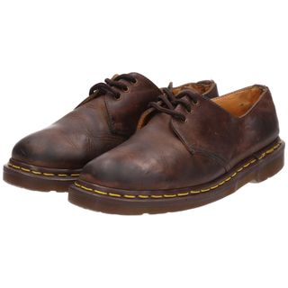 ドクターマーチン(Dr.Martens)の古着 ドクターマーチン Dr.Martens 3ホールシューズ 英国製 6 レディース24.5cm /saa009371(ブーツ)