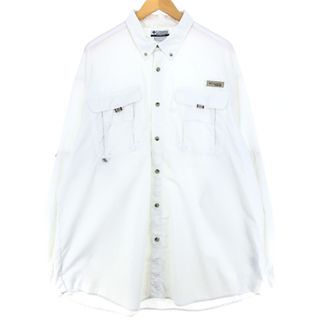 コロンビア(Columbia)の古着 コロンビア Columbia PFG ボタンダウン 長袖 フィッシングシャツ メンズXL /eaa431627(シャツ)