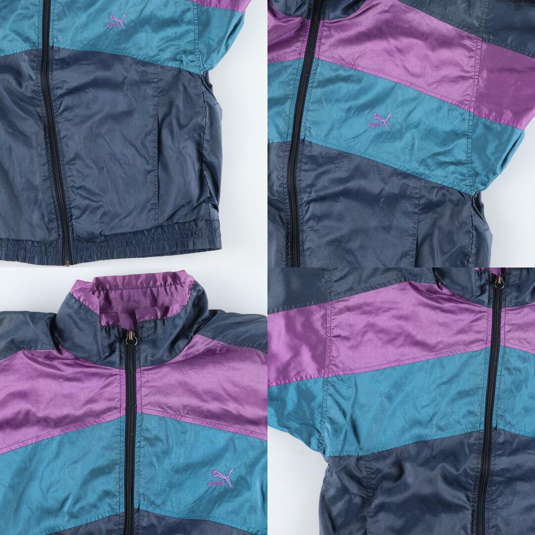 PUMA(プーマ)の古着 80~90年代 プーマ PUMA バックプリント ナイロンジャケット メンズM ヴィンテージ /eaa435843 メンズのジャケット/アウター(ナイロンジャケット)の商品写真