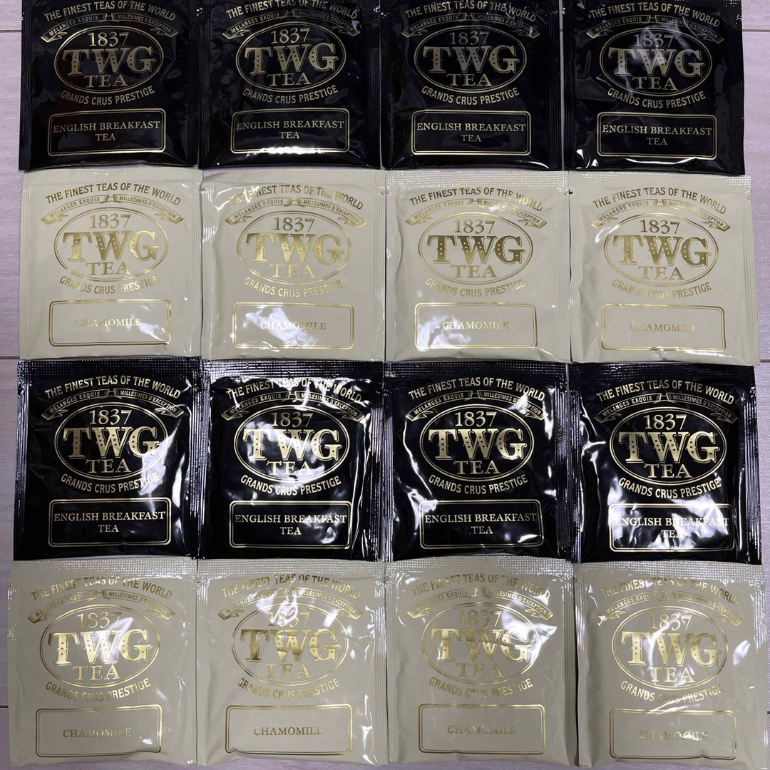 TWG 紅茶　ティーバッグ【匿名配送】　16個 食品/飲料/酒の飲料(茶)の商品写真