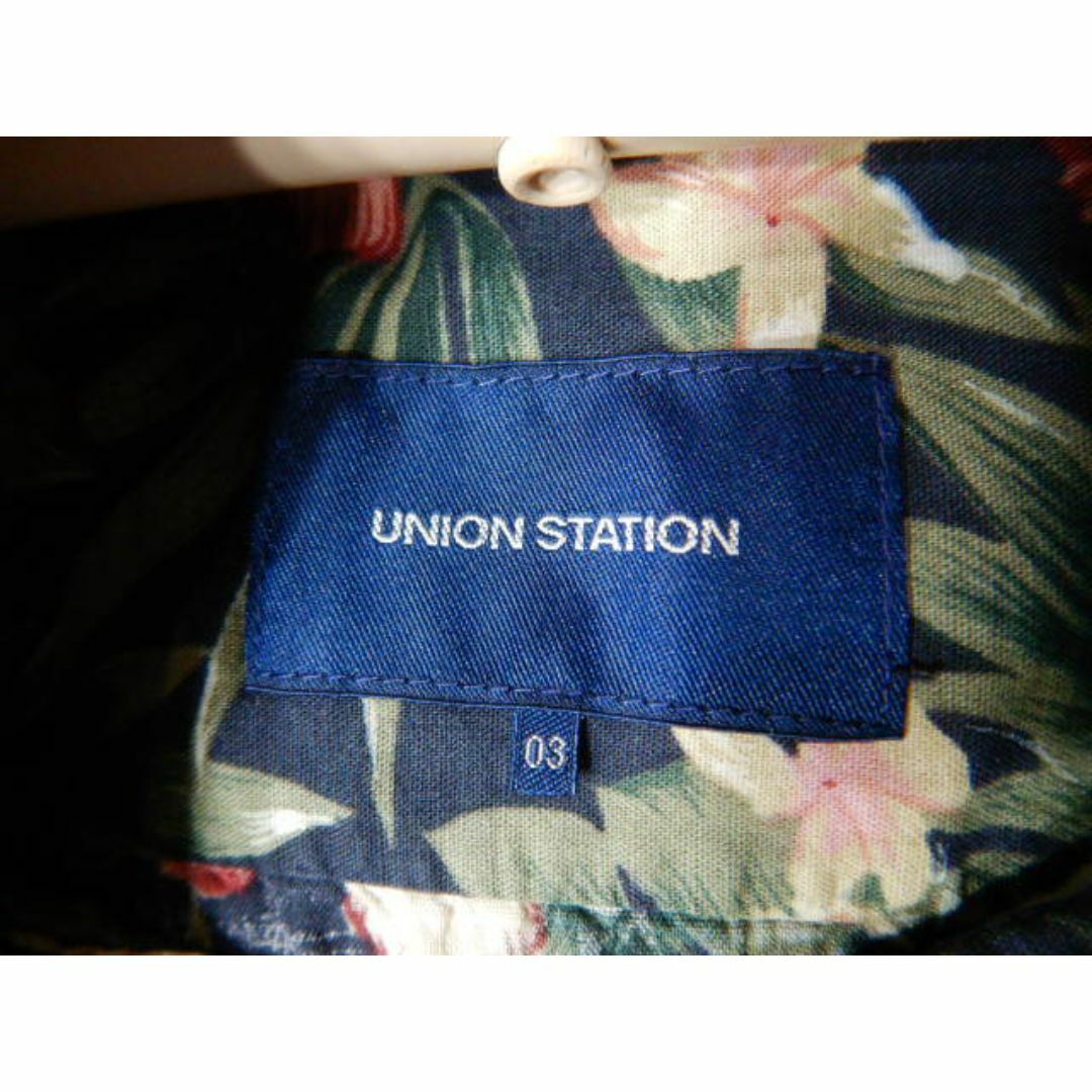 UNION STATION(ユニオンステーション)の8685　ユニオン　ステーション　半袖　総柄　デザイン　シャツ　アロハ　 メンズのトップス(シャツ)の商品写真