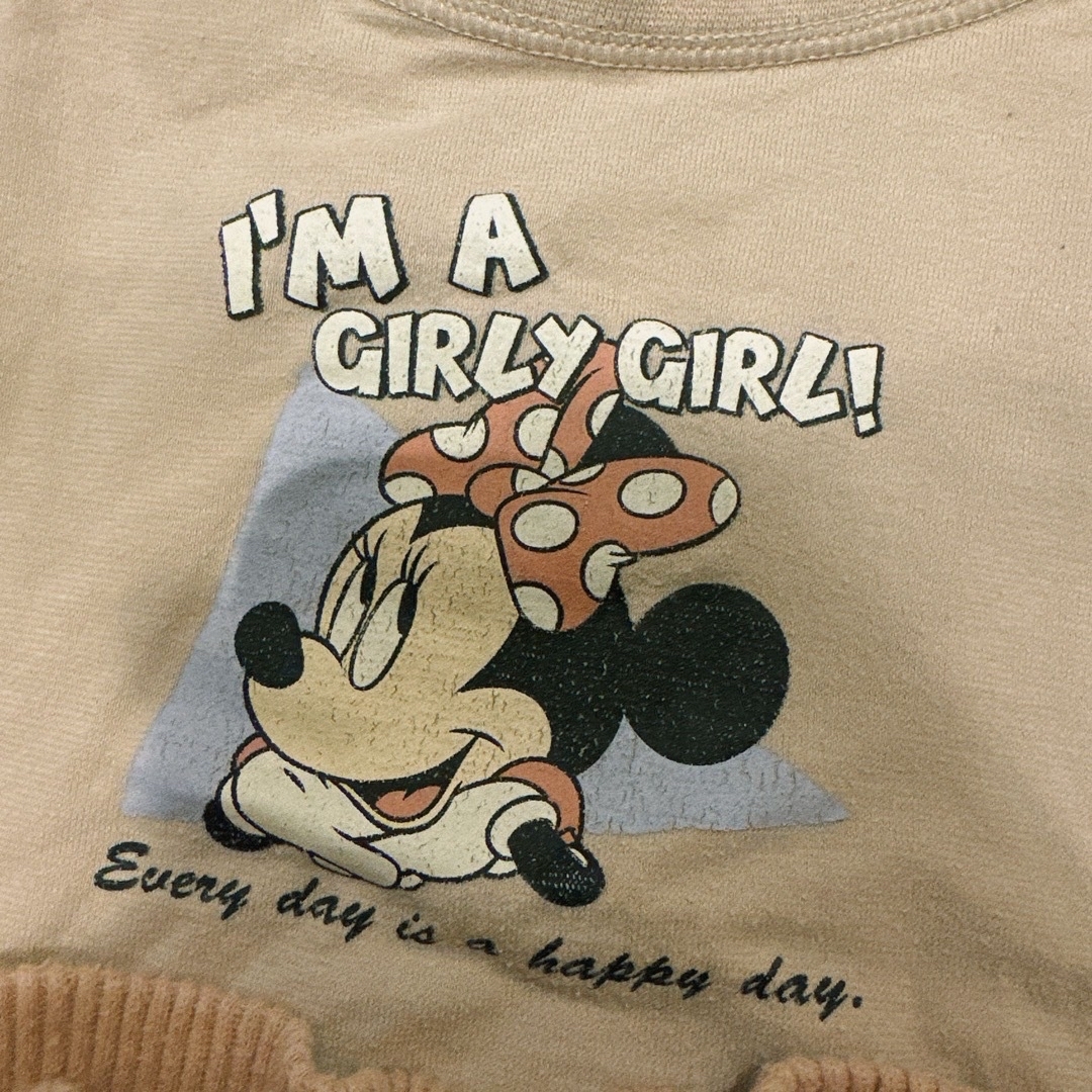 Disney(ディズニー)のミニーマウス パジャマ 2点 80 キッズ/ベビー/マタニティのベビー服(~85cm)(パジャマ)の商品写真