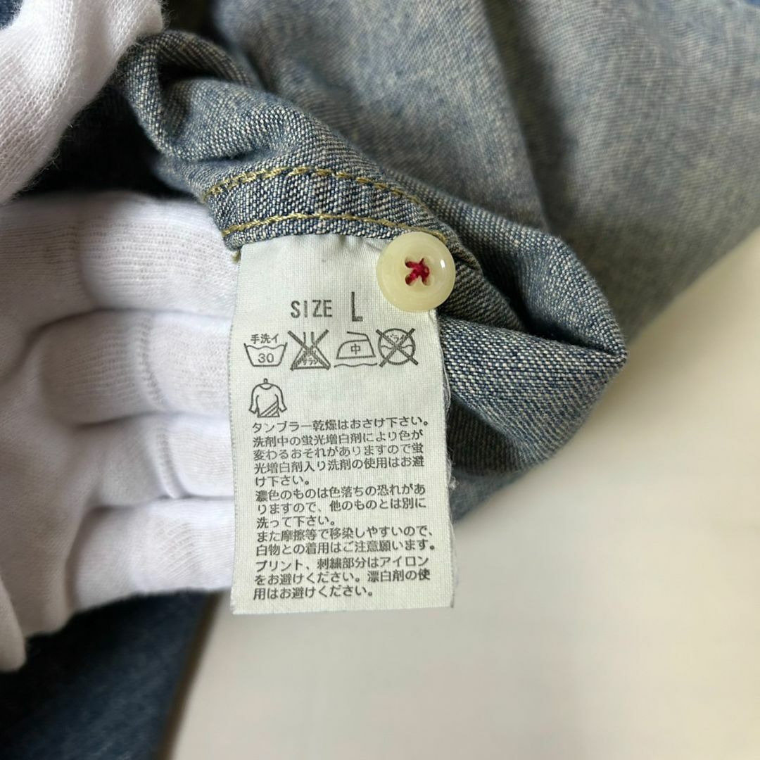 Levi's(リーバイス)の00s 美品 リーバイス レッドタブ スタッズ カットオフ デニムベスト L メンズのトップス(ベスト)の商品写真