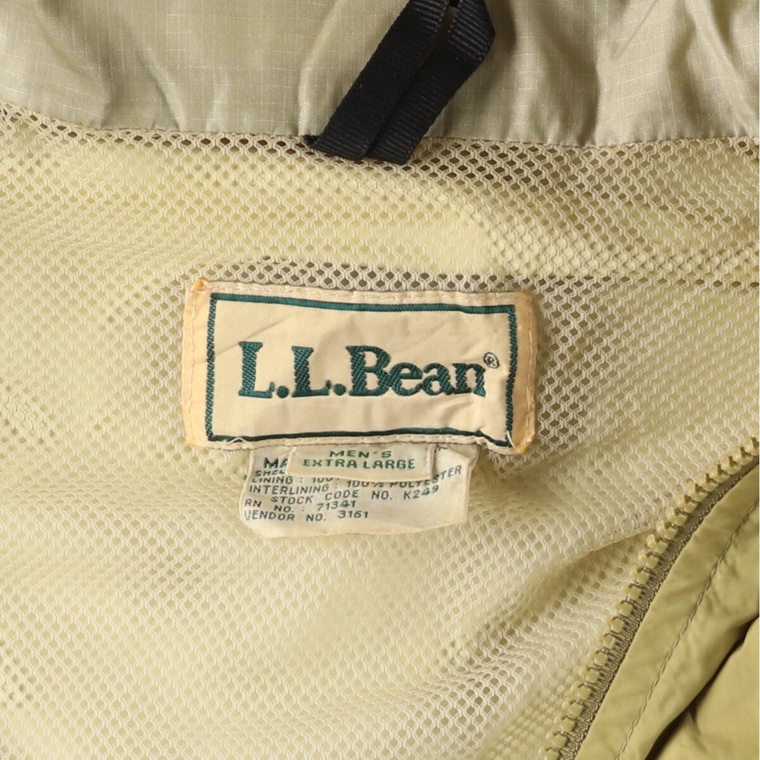 L.L.Bean(エルエルビーン)の古着 90年代 エルエルビーン L.L.Bean マウンテンパーカー シェルジャケット メンズXL ヴィンテージ /eaa435314 メンズのジャケット/アウター(マウンテンパーカー)の商品写真