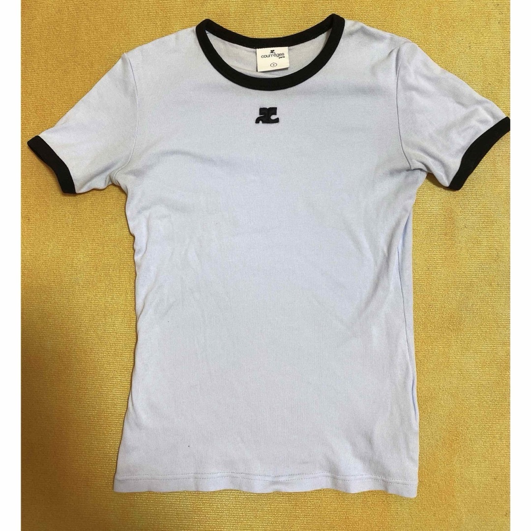 Courreges(クレージュ)のcourreges リンガーTシャツ レディースのトップス(Tシャツ(半袖/袖なし))の商品写真