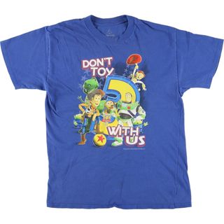 ヘインズ(Hanes)の古着 ヘインズ Hanes DISNEYLAND TOY STORY 3 トイ ストーリー 3 キャラクタープリントTシャツ メンズS /eaa435321(Tシャツ/カットソー(半袖/袖なし))