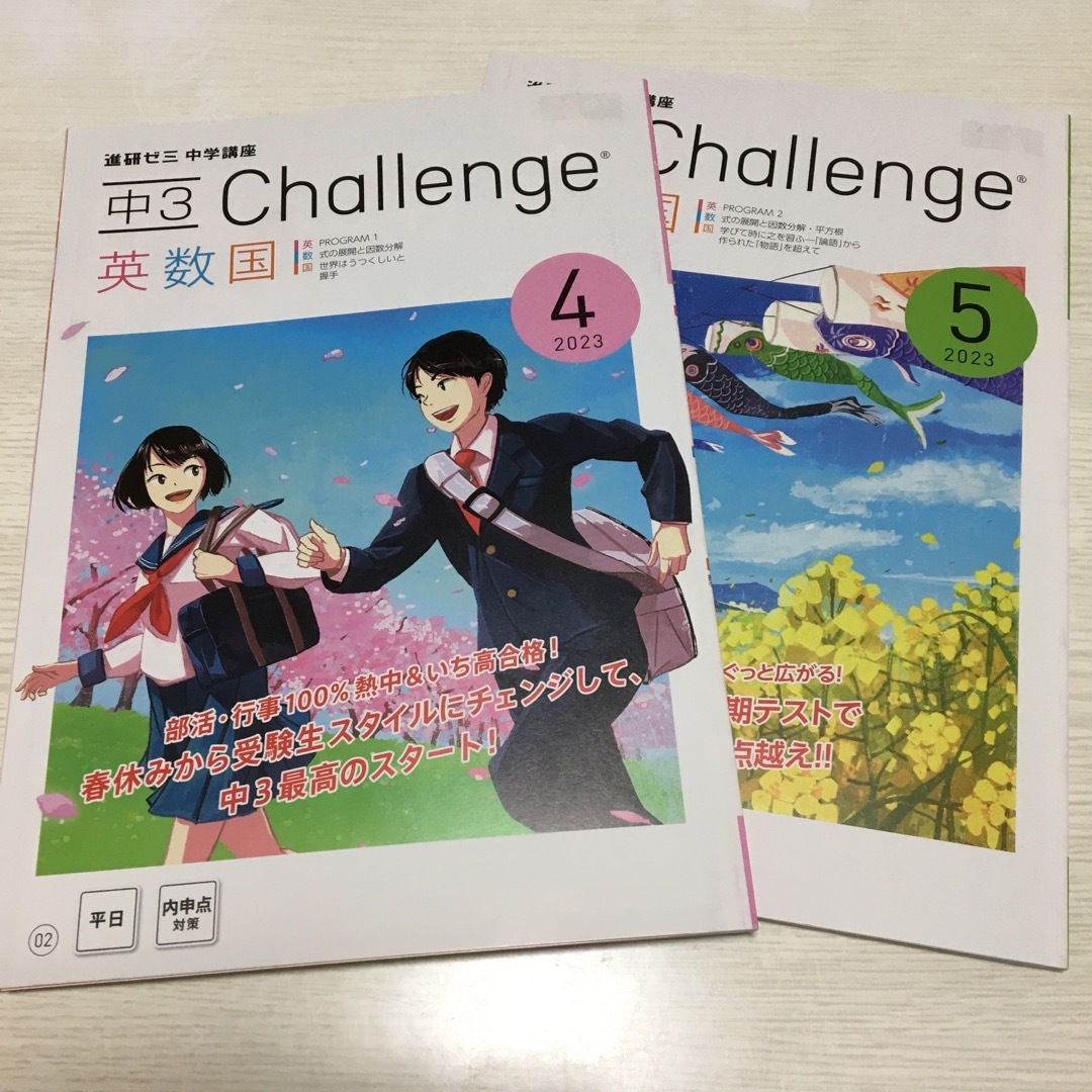 Benesse(ベネッセ)の進研ゼミ中学講座　3年　チャレンジ　 エンタメ/ホビーの本(語学/参考書)の商品写真