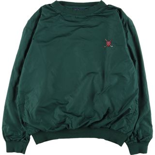 ラルフローレン(Ralph Lauren)の古着 ラルフローレン Ralph Lauren POLO GOLF ポロゴルフ ウォームアッププルオーバー メンズL /eaa435348(ナイロンジャケット)