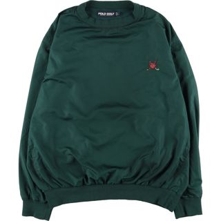 ラルフローレン(Ralph Lauren)の古着 ラルフローレン Ralph Lauren POLO GOLF ポロゴルフ ウォームアッププルオーバー メンズL /eaa435349(ナイロンジャケット)