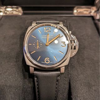 PANERAI - 【訳あり】　パネライ　PAM00728　青文字盤　手巻き