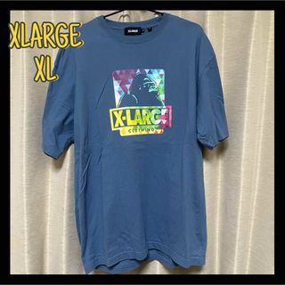 エクストララージ(XLARGE)のXLARGE エクストララージ 半袖 Tシャツ 青 XL ゴリラ ブルー(Tシャツ/カットソー(半袖/袖なし))