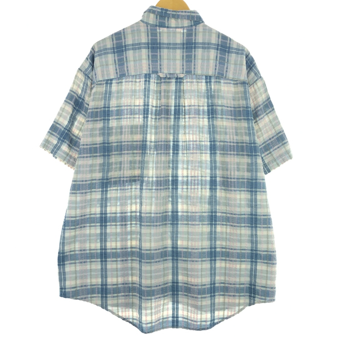 Levi's(リーバイス)の古着 90年代 リーバイス Levi's 半袖 チェックシャツ USA製 メンズXL ヴィンテージ /eaa435459 メンズのトップス(シャツ)の商品写真