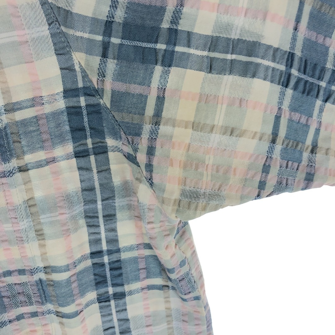 Levi's(リーバイス)の古着 90年代 リーバイス Levi's 半袖 チェックシャツ USA製 メンズXL ヴィンテージ /eaa435459 メンズのトップス(シャツ)の商品写真