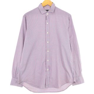 ラルフローレン(Ralph Lauren)の古着 ラルフローレン Ralph Lauren POLO RALPH LAUREN 長袖 チェックシャツ メンズM /eaa435470(シャツ)