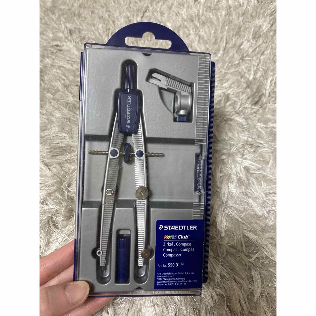 STAEDTLER(ステッドラー)の【コンパス】ステッドラーSTAEDTLER スクールコンパス 550 01 インテリア/住まい/日用品の文房具(その他)の商品写真