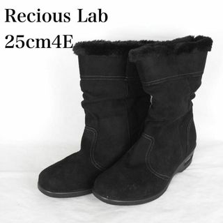 Recious Lab*リシャスラボ*ブーツ*25cm4E*黒*B4908(ブーツ)