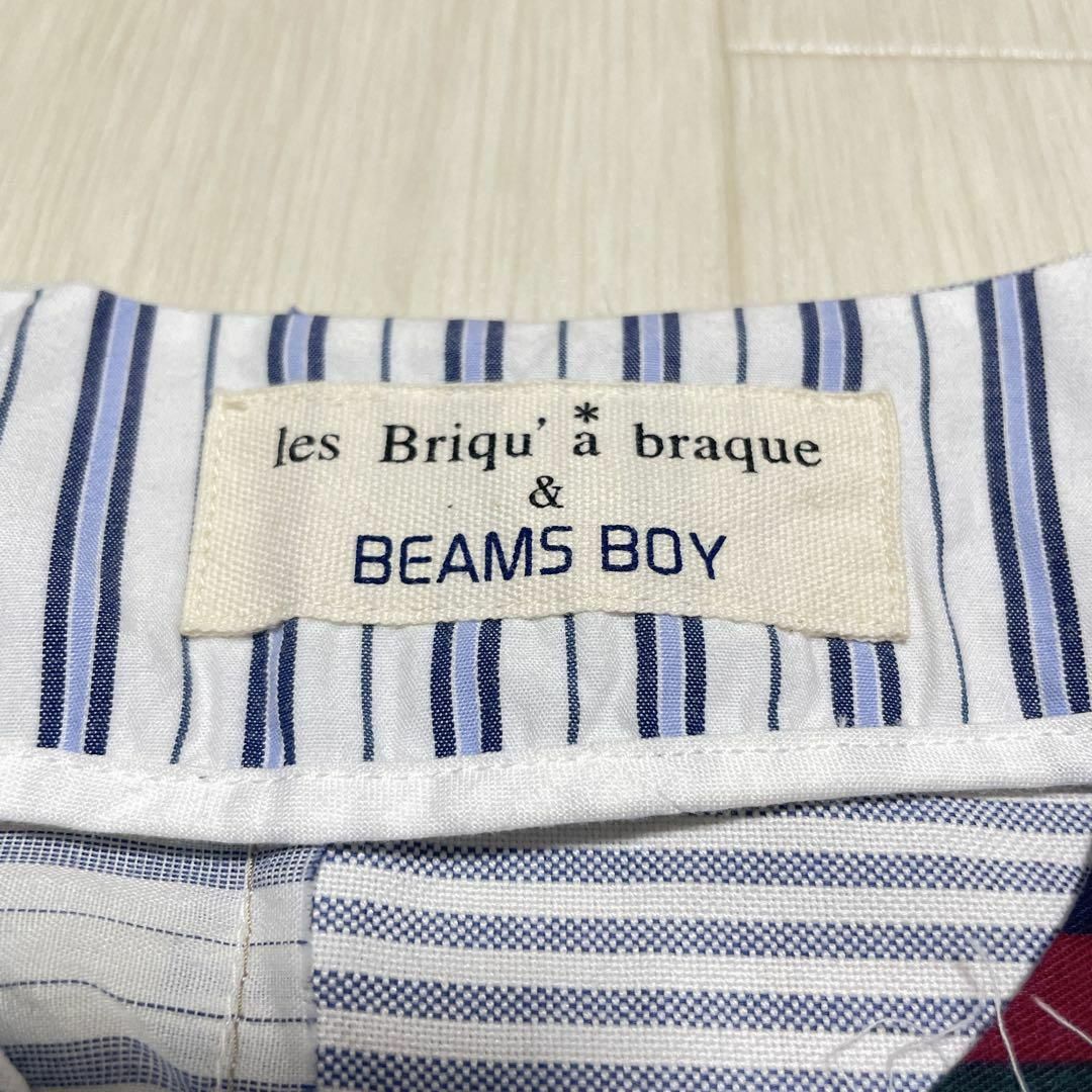 BEAMS BOY(ビームスボーイ)のレブリカブラック ビームスボーイ パッチワーク リメイク チャイナ風 一点物 レディースのジャケット/アウター(その他)の商品写真