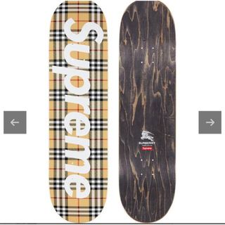 Supreme - 新品 supreme Burberry skateboard 8.5 デッキ