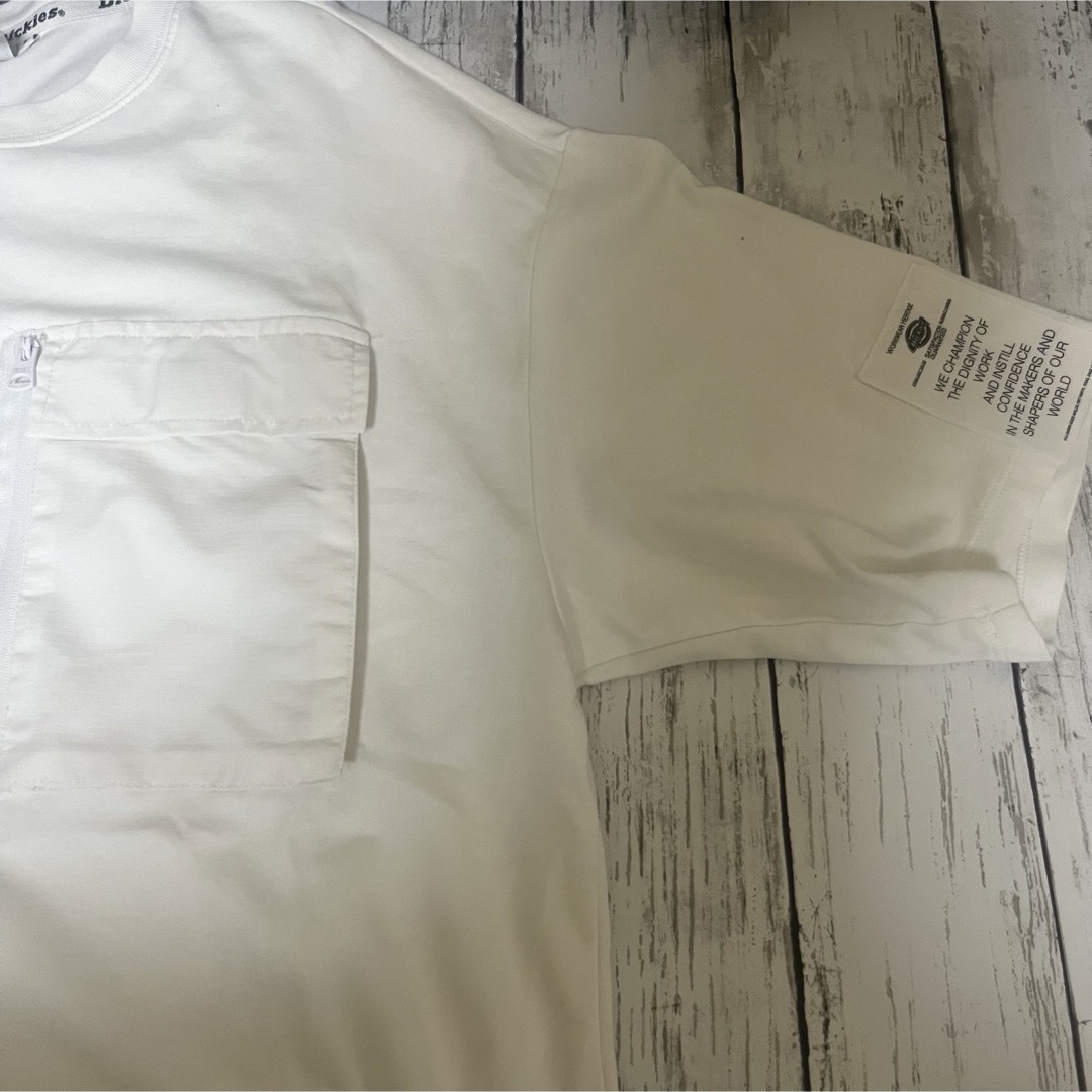 Dickies(ディッキーズ)の【直営店購入】Dickies ディッキーズ  Tシャツ M  白 ホワイト メンズのトップス(Tシャツ/カットソー(半袖/袖なし))の商品写真