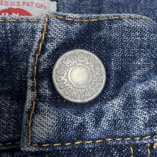 muchacha - ムチャチャ キッズ デニム デニムスカート 刺繍 蝶々 M 110 muchacha - ムチャチャ キッズ デニム デニムスカート 刺繍 蝶々 M 110