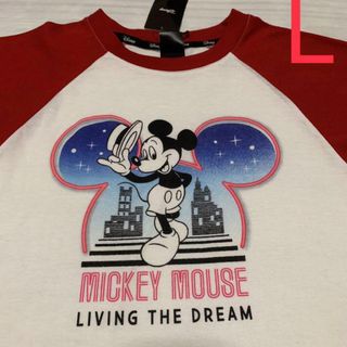 ディズニー(Disney)の新品 Disney Mickey Tシャツ L(Tシャツ(半袖/袖なし))