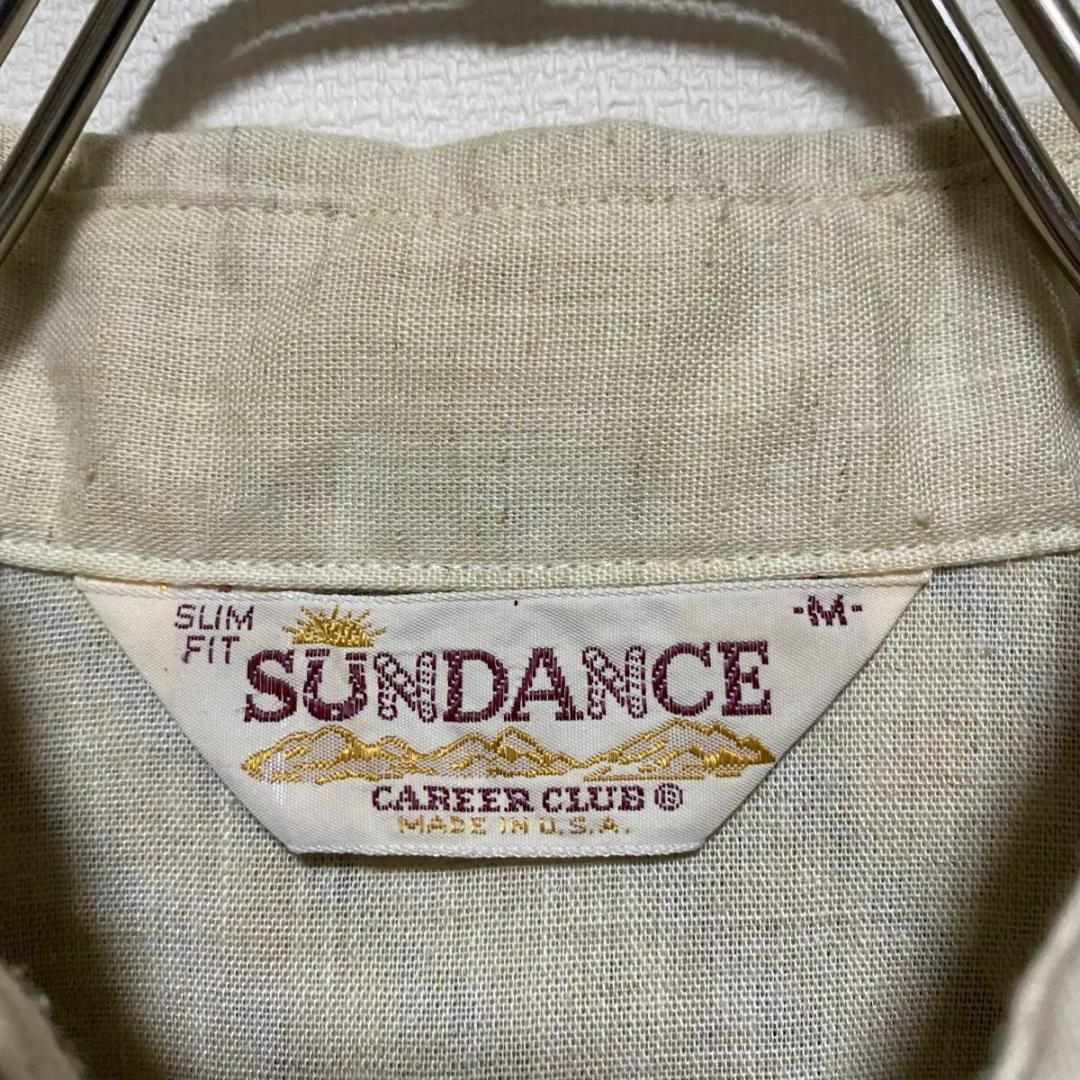 VINTAGE(ヴィンテージ)のアメリカ古着　80s SUNDANCE ウエスタンシャツ USA製　メタルボタン メンズのトップス(シャツ)の商品写真