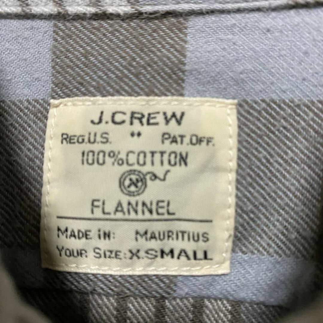 J.Crew(ジェイクルー)のアメリカ古着　J.CREW 長袖 シャツ　ネルシャツ　チェック柄　A186 メンズのトップス(シャツ)の商品写真