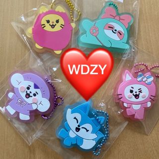 イッチ(ITZY)のWDZY ウィッジ　ラバーボールチェーンコレクション Ａ　5点セット(アイドルグッズ)