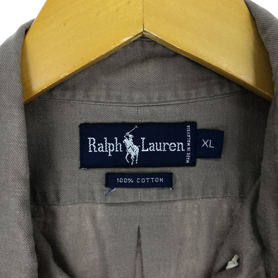 Ralph Lauren(ラルフローレン)の古着 ラルフローレン Ralph Lauren 長袖 ボタンダウンシャツ メンズXL /eaa433627 メンズのトップス(シャツ)の商品写真