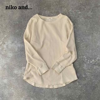 ニコアンド(niko and...)の【niko and...】M サーマル カットソー トップス カジュアル 長袖(カットソー(長袖/七分))