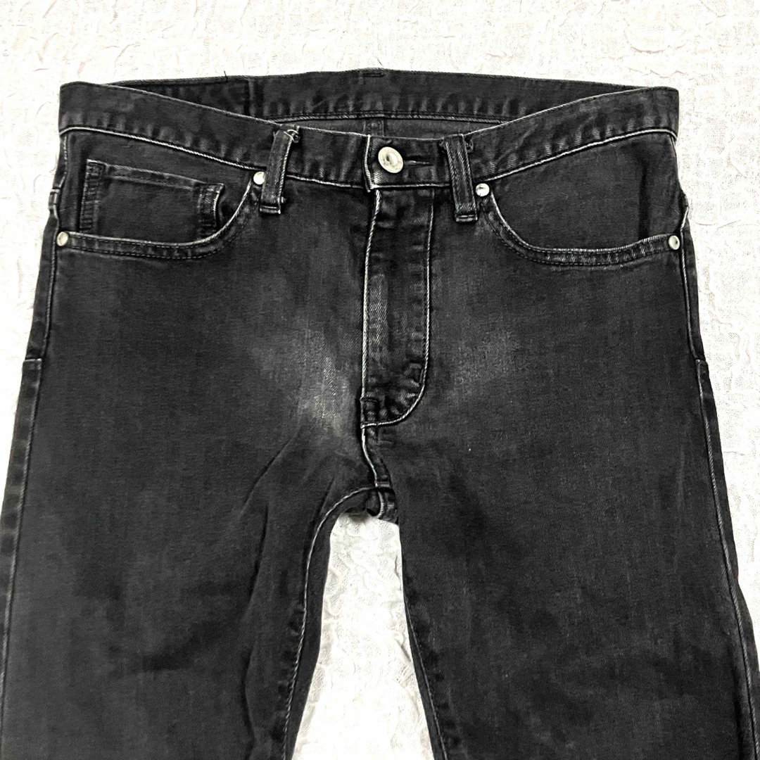 TORNADO MART(トルネードマート)のTornadoMart トルネードマート　ブラック　デニムパンツ　サイズS メンズのパンツ(デニム/ジーンズ)の商品写真