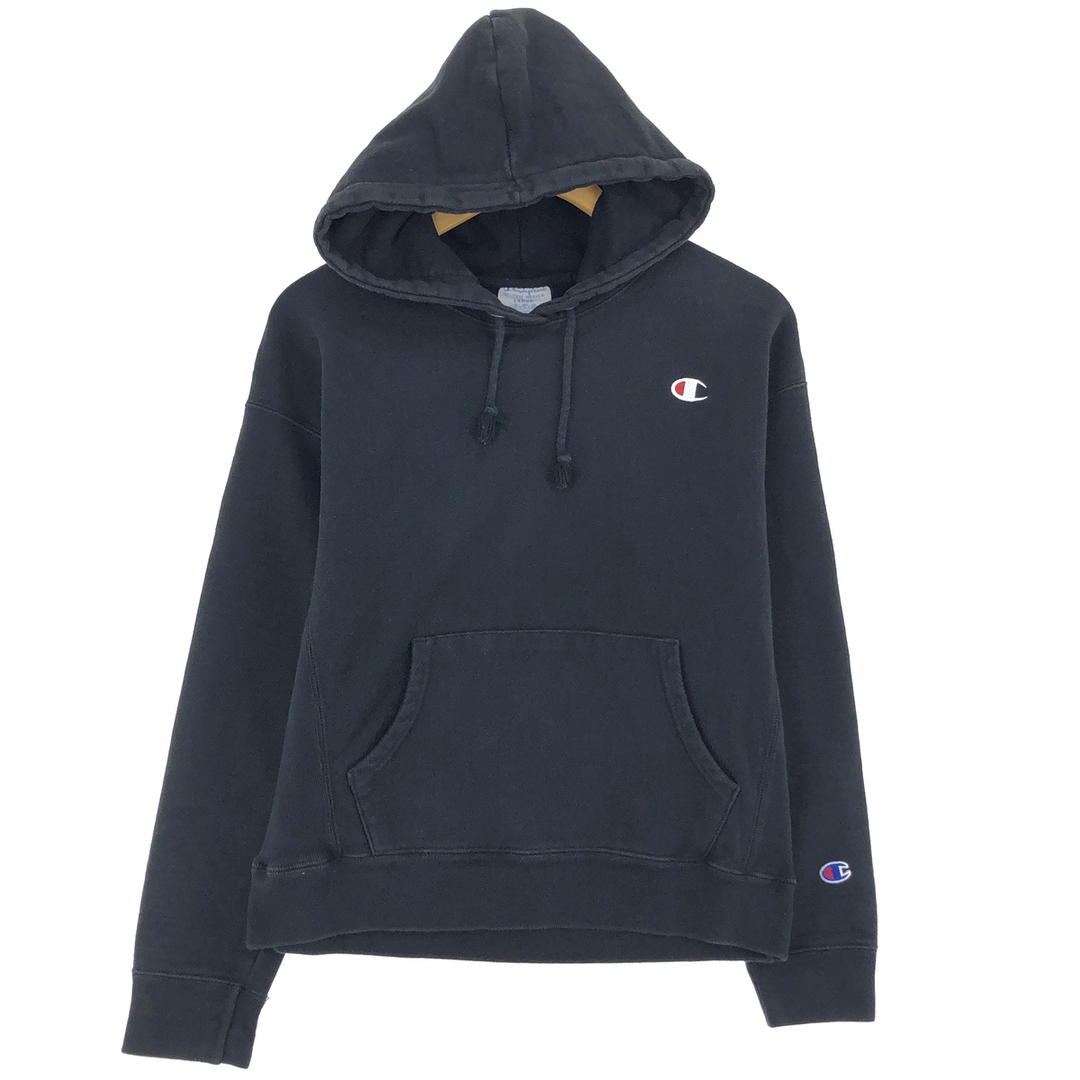 Champion(チャンピオン)の古着 チャンピオン Champion リバースウィーブ 復刻 単色タグ スウェットプルオーバーパーカー レディースL /eaa433802 レディースのトップス(トレーナー/スウェット)の商品写真