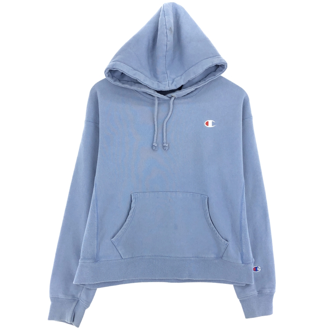 Champion(チャンピオン)の古着 チャンピオン Champion リバースウィーブ 復刻 単色タグ スウェットプルオーバーパーカー レディースL /eaa433803 レディースのトップス(トレーナー/スウェット)の商品写真