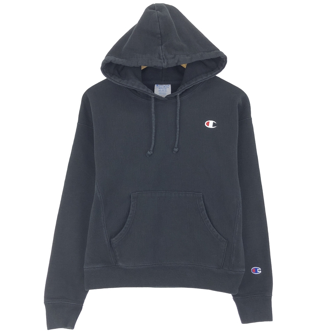 Champion(チャンピオン)の古着 チャンピオン Champion リバースウィーブ 復刻 単色タグ スウェットプルオーバーパーカー レディースM /eaa433806 レディースのトップス(トレーナー/スウェット)の商品写真